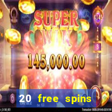 20 free spins casino room