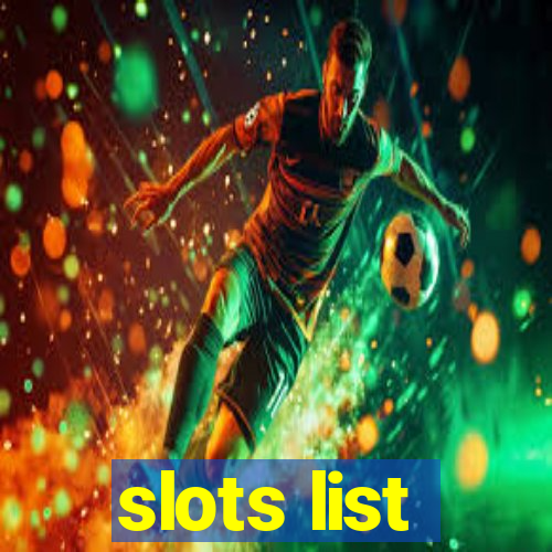 slots list