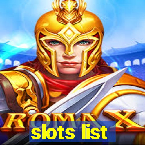 slots list