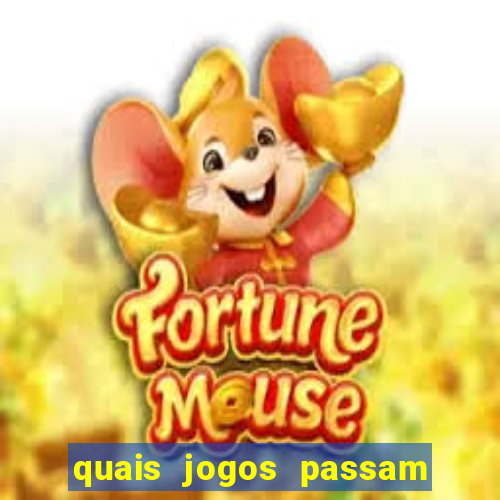 quais jogos passam no sportv