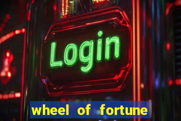 wheel of fortune slot machine