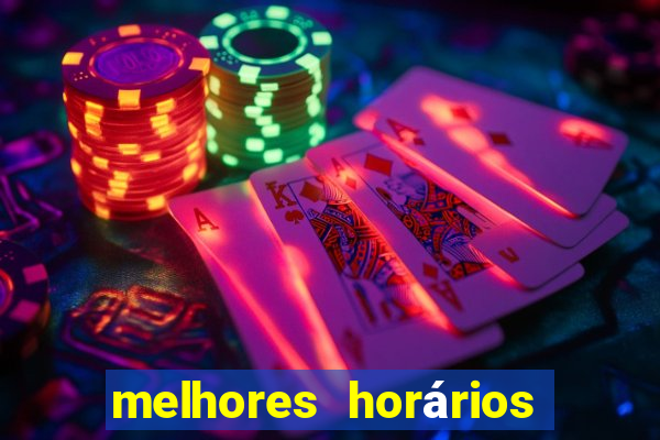 melhores horários para jogar tiger fortune