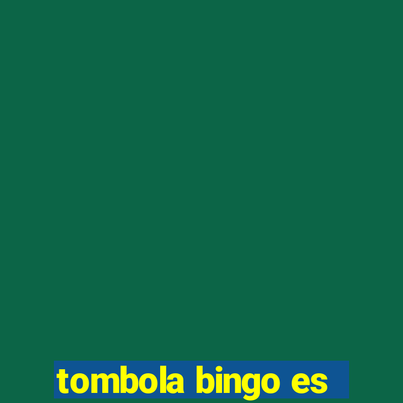 tombola bingo es