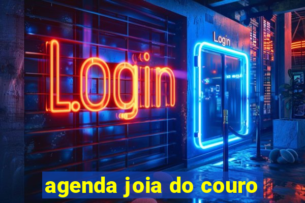 agenda joia do couro