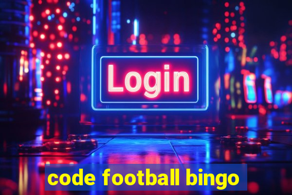 code football bingo