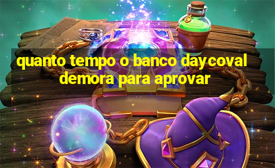 quanto tempo o banco daycoval demora para aprovar