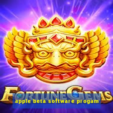 apple beta software progam