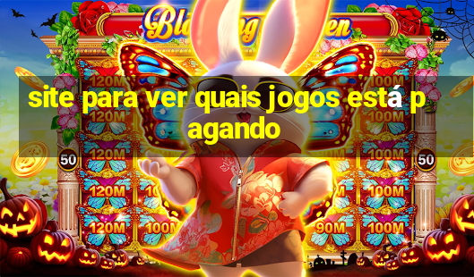 site para ver quais jogos está pagando