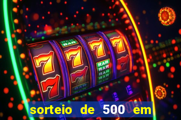 sorteio de 500 em cash toda segunda feira novibet