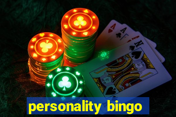 personality bingo