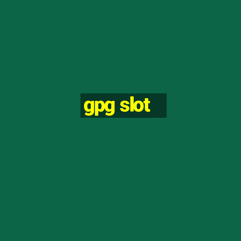 gpg slot