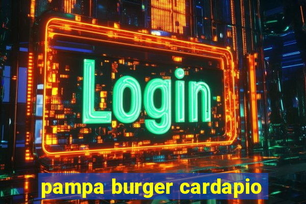 pampa burger cardapio