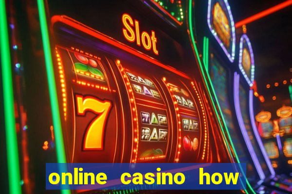 online casino how to win