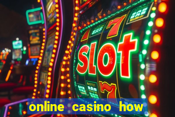 online casino how to win