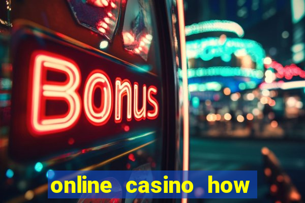 online casino how to win