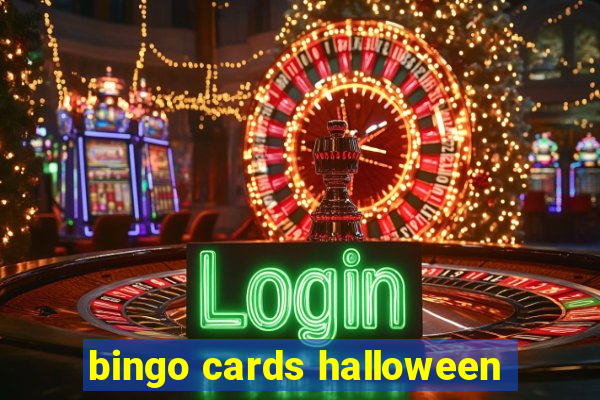 bingo cards halloween