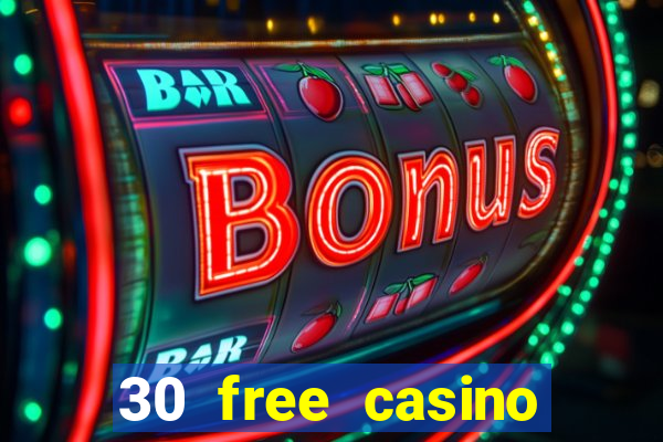 30 free casino bonus no deposit