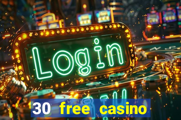 30 free casino bonus no deposit