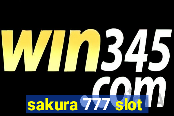 sakura 777 slot