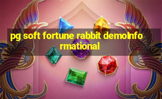 pg soft fortune rabbit demoInformational