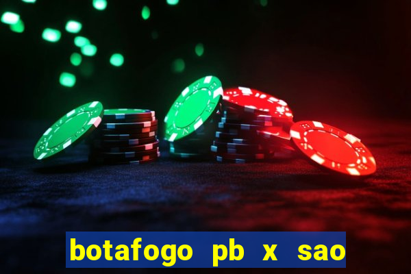 botafogo pb x sao jose palpite