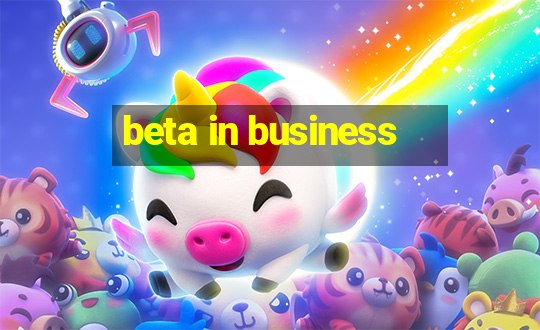 beta in business