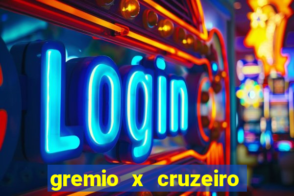 gremio x cruzeiro ao vivo hd