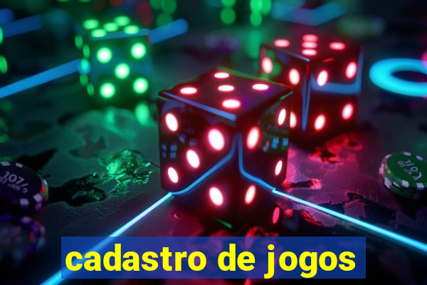 cadastro de jogos