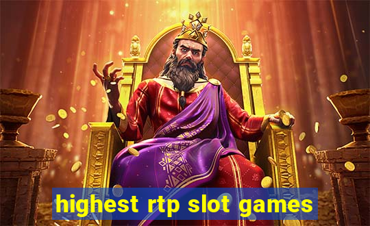 highest rtp slot games