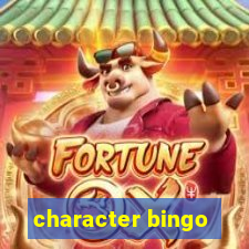 character bingo