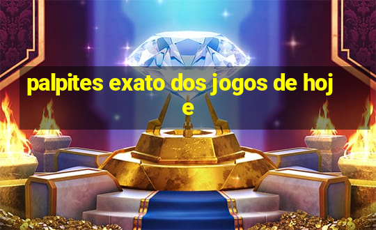 palpites exato dos jogos de hoje