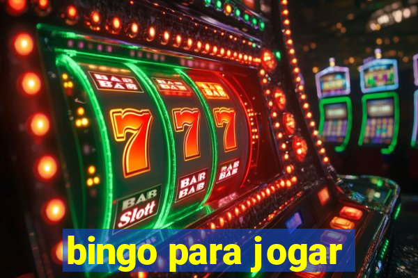 bingo para jogar