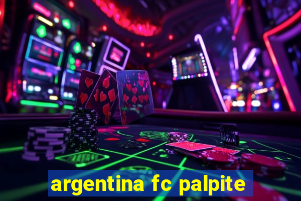 argentina fc palpite