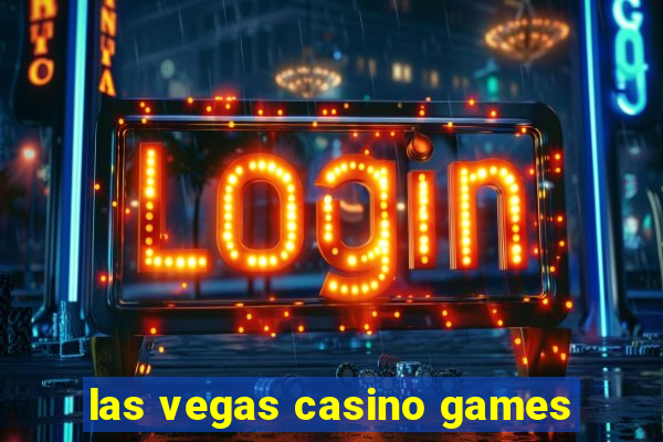 las vegas casino games