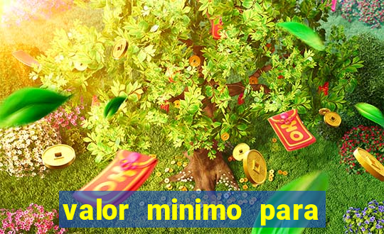 valor minimo para jogar no tigre