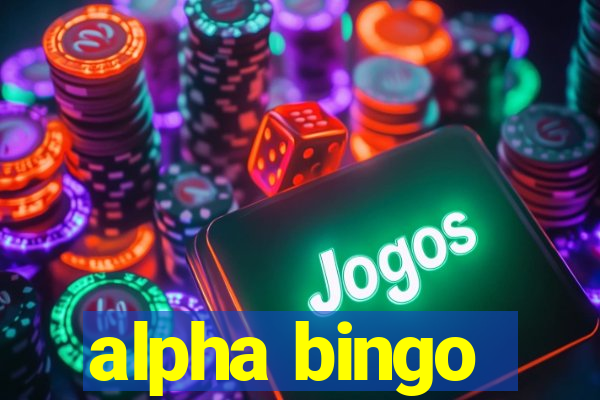 alpha bingo