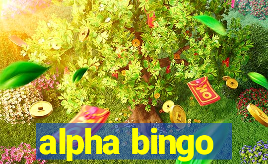 alpha bingo