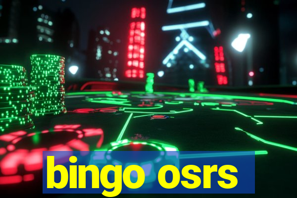 bingo osrs