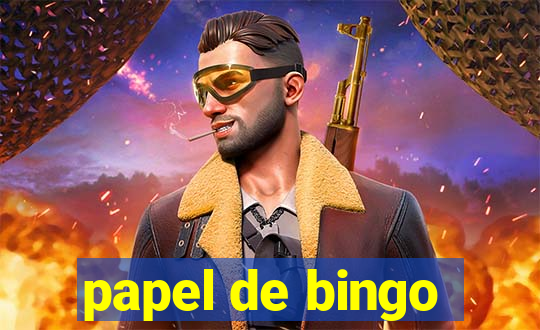 papel de bingo