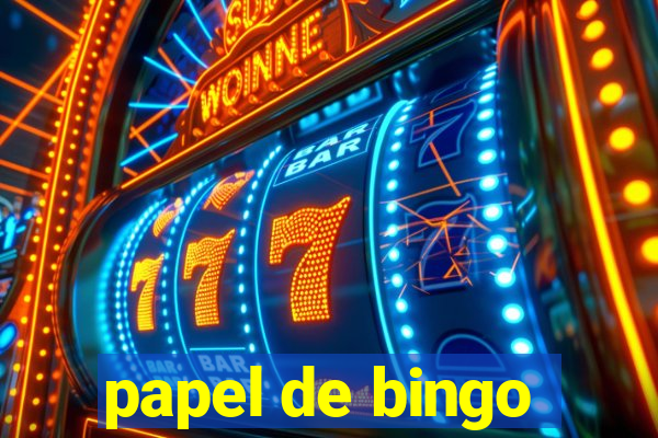 papel de bingo