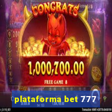 plataforma bet 777