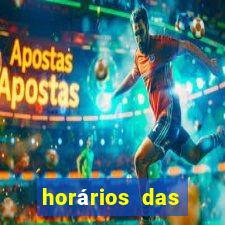 horários das plataformas de jogos