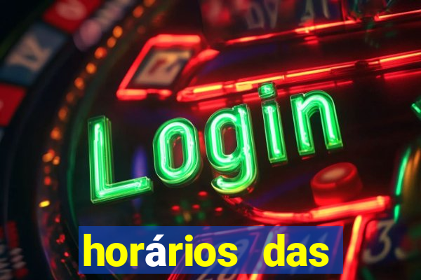 horários das plataformas de jogos