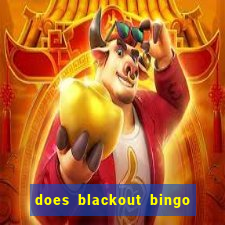 does blackout bingo really pay