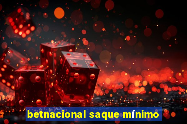 betnacional saque mínimo