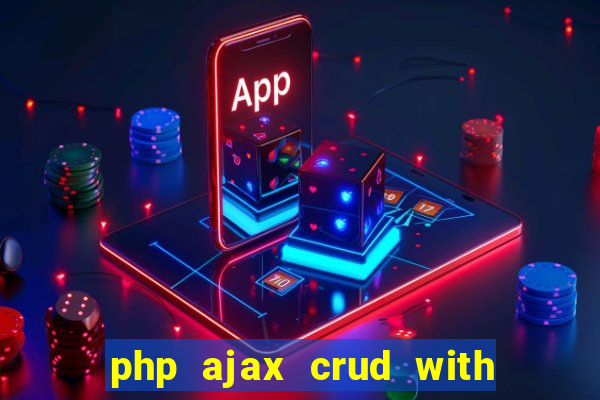 php ajax crud with datatables and bootstrap modals