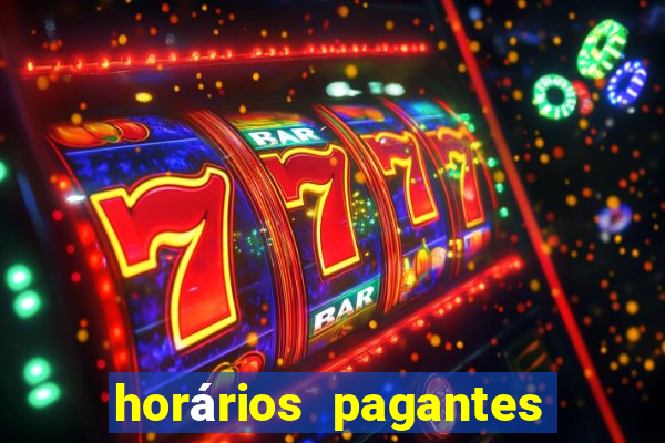 horários pagantes do fortune tiger