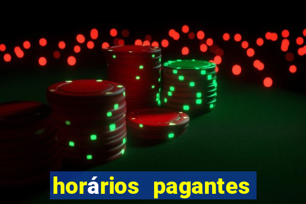 horários pagantes do fortune tiger