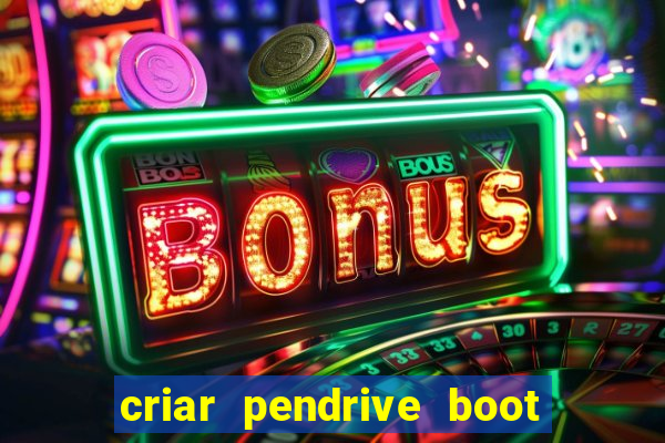 criar pendrive boot windows 10