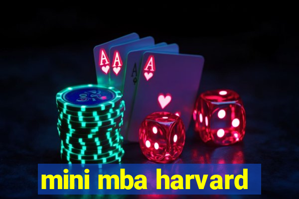 mini mba harvard